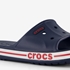 Crocs Bayaband Slide heren slippers blauw wit 6