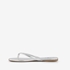 Dames teenslippers zilver 3