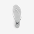 Dames teenslippers zilver 5