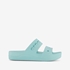 Crocs Baya Platform dames slippers blauw 7