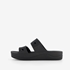 Crocs Baya Platform dames slippers zwart 3