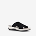 Softline dames slippers zwart wit 1