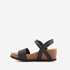 Hush Puppies leren dames sandalen met sleehak 3