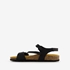 Hush Puppies leren dames sandalen zwart 3