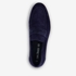 Van Beers suede heren instappers blauw 5