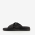 Van Beers leren heren slippers zwart 2