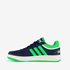 Adidas Hoops 3.0 CF C kinder sneakers blauw groen 2