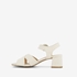 Blue Box dames sandalen met hak beige 3