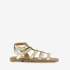 Blue Box dames sandalen goud met studs 7