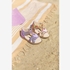 TwoDay leren meisjes sandalen metallic paars 8