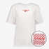 Dames T-shirt wit met backprint