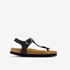 Hush Puppies jongens sandalen met teenbandje zwart 7