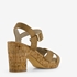 Blue Box dames sandalen met hak beige 6