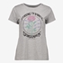 TwoDay dames T-shirt grijs met opdruk