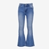 Meisjes flared jeans medium blauw