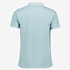 Unsigned heren polo met grafische print blauw 2