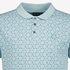 Unsigned heren polo met grafische print blauw 3