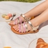 Blue Box meisjes sandalen goud roze paars 8