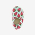 Slipstop kinder schoenen wit met aarbeien print 5