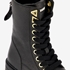 Braqeez leren meisjes veterboots zwart 6