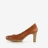 Tamaris leren dames pumps cognac 2