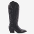 Blue Box dames western boots zwart 7