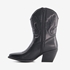 Blue Box lage dames western boots zwart 3