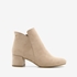 Tamaris dames enkellaarsjes met hak beige 7