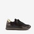 Hush Puppies leren dames sneakers zwart goud 7