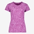 Dames sport T-shirt roze met print