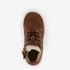 Groot hoge leren sneakers voor jongens cognac 5