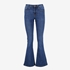 Dames flared jeans donkerblauw