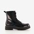 Blue Box lak dames veterboots zwart 7