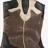 Braqeez leren meisjes western boots zwart goud 6