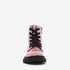 TwoDay leren meisjes veterboots roze glitters 2