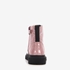 TwoDay leren meisjes veterboots roze glitters 4