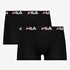 Heren boxershorts 2 paar zwart