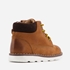 Groot leren jongens veterboots cognac 6