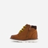 Groot leren jongens veterboots cognac 3