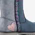 Blue Box meisjes boots met glitters blauw grijs 6