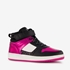 Hoge meisjes sneakers roze metallic