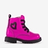 TwoDay leren meisjes veterboots roze 7