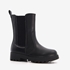 Meisjes chelsea boots zwart croco print