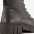 Hush Puppies leren dames veterboots zwart 6