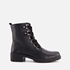 Hush Puppies leren veterboots met brede veters 7