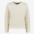 Meisjes sweater het structuur beige