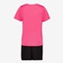 Dutchy tweedelig meisjes sport set roze zwart 2