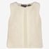 Meisjes teddy gilet beige