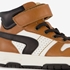 TwoDay hoge leren jongens sneakers cognac 6