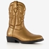 Western boots goudkleurig